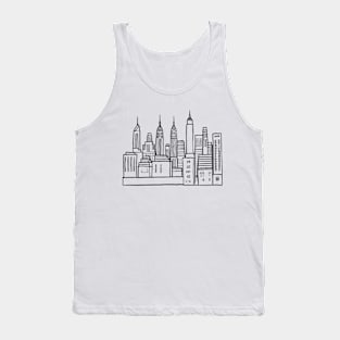 nyc doodle art 2024 pt6 Tank Top